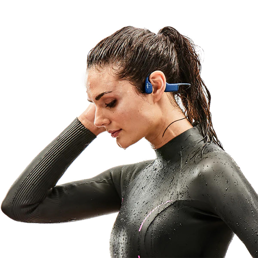 OpenSwim Waterproof Bluetooth Headphones for Swimming - Wireless Sports Earbuds with Secure Fit & Crystal Clear Sound - Perfect for Pool, Beach & Open Water Workouts