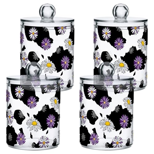 Daisy Flower Cow Print