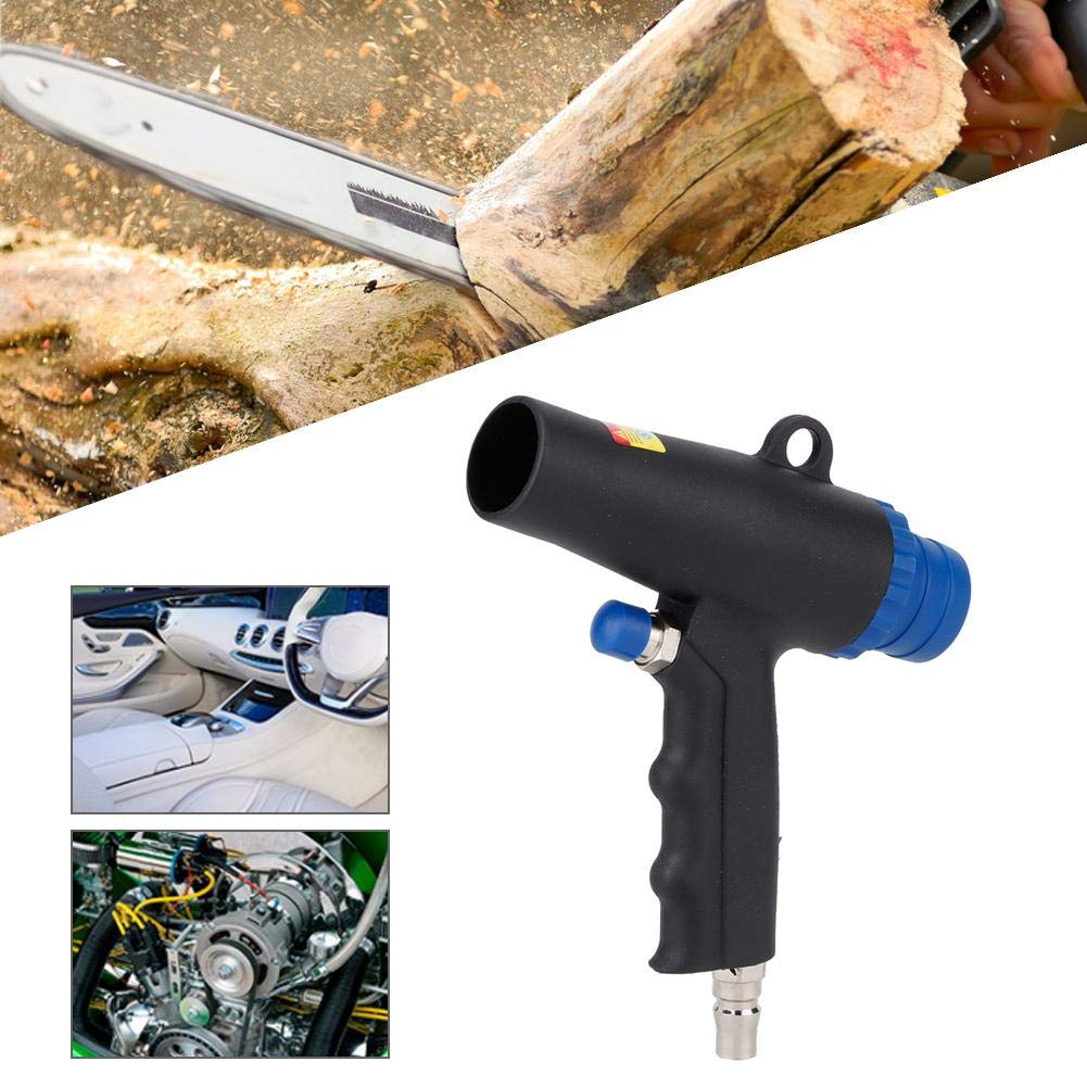 KIMISS 2-in-1 Auto Vacuum Cleaner and Air Blow Gun, 6kPa Pneumatic Cleaning Kit for Car Detailing, Workshop, and Home Use - Dust Removal for Electronics, Keyboards, and Hard-to-Reach Areas