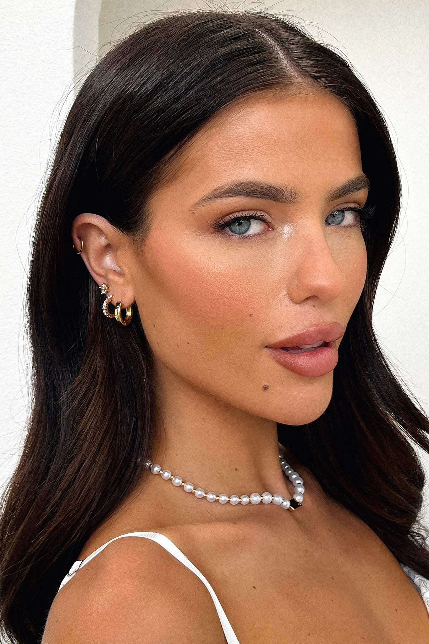 Fallon Gold Hoop Earrings 3-Pack Set - Dainty & Elegant Jewelry for Women - Perfect for Everyday Wear, Parties & Gifting