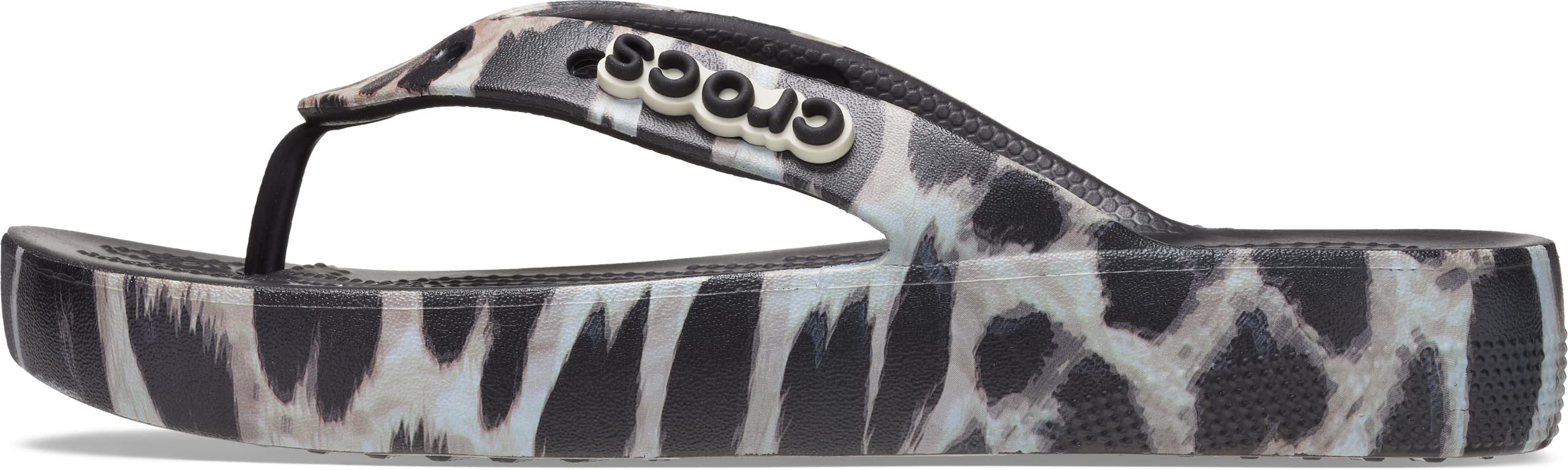 Crocs Women's Classic Platform Flip Flops - Comfortable Platform Sandals for Women | Perfect for Beach, Pool, and Summer Outfits