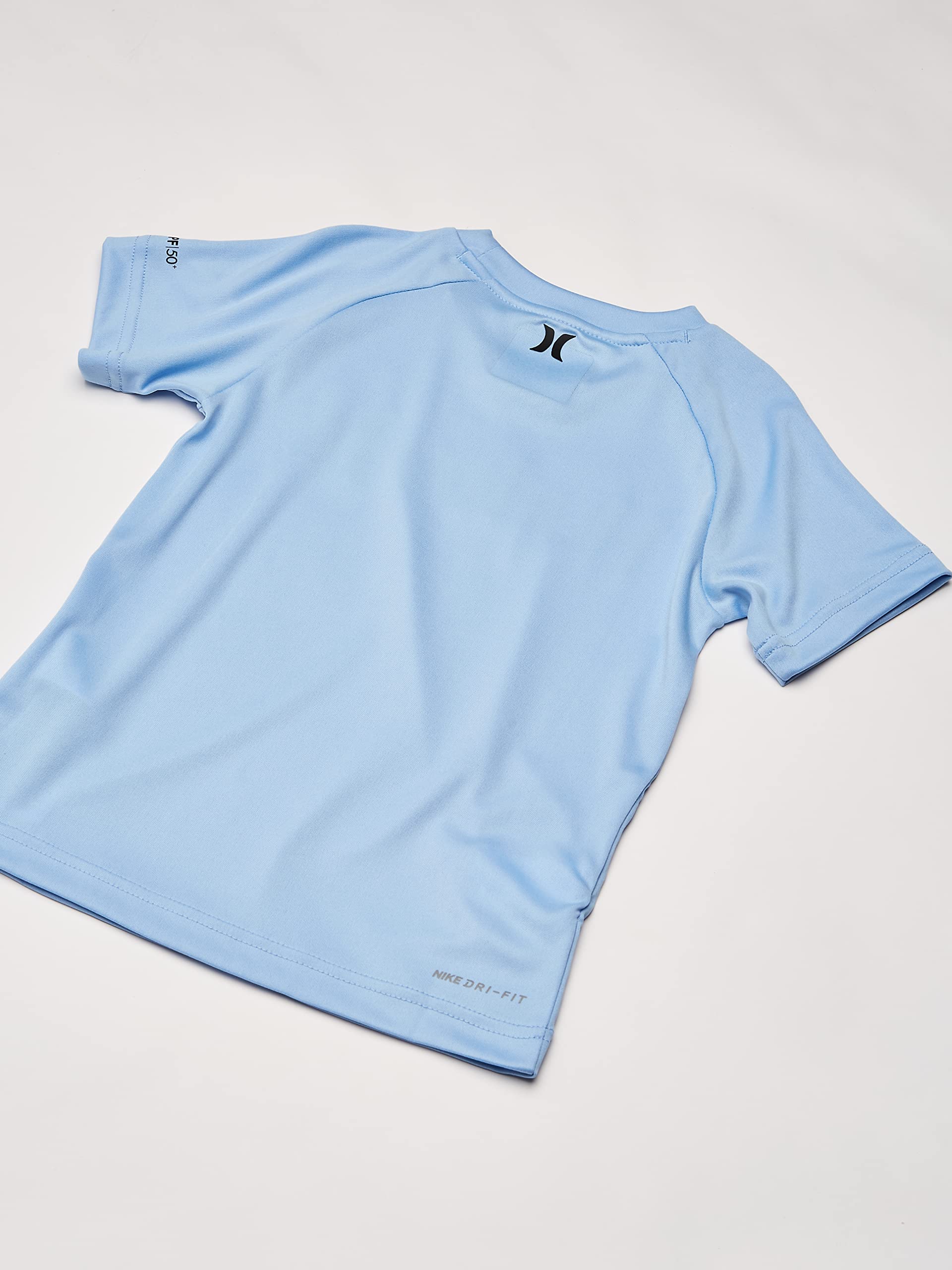 Hurley Boys' Rash Guard UPF 50+ Sun Protection Swim Shirt for Surfing, Swimming & Beach Activities - Quick Dry & Comfortable UV Shirt for Kids