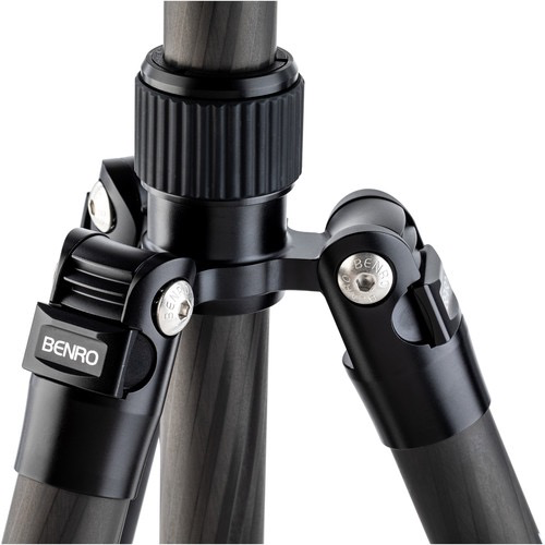 Benro Tripster Travel Tripod (2 Series) - Lightweight Carbon Fiber Tripod for Travel Photography, Vlogging & Outdoor Adventures - Compact & Durable Camera Stand for DSLR, Mirrorless & Smartphones