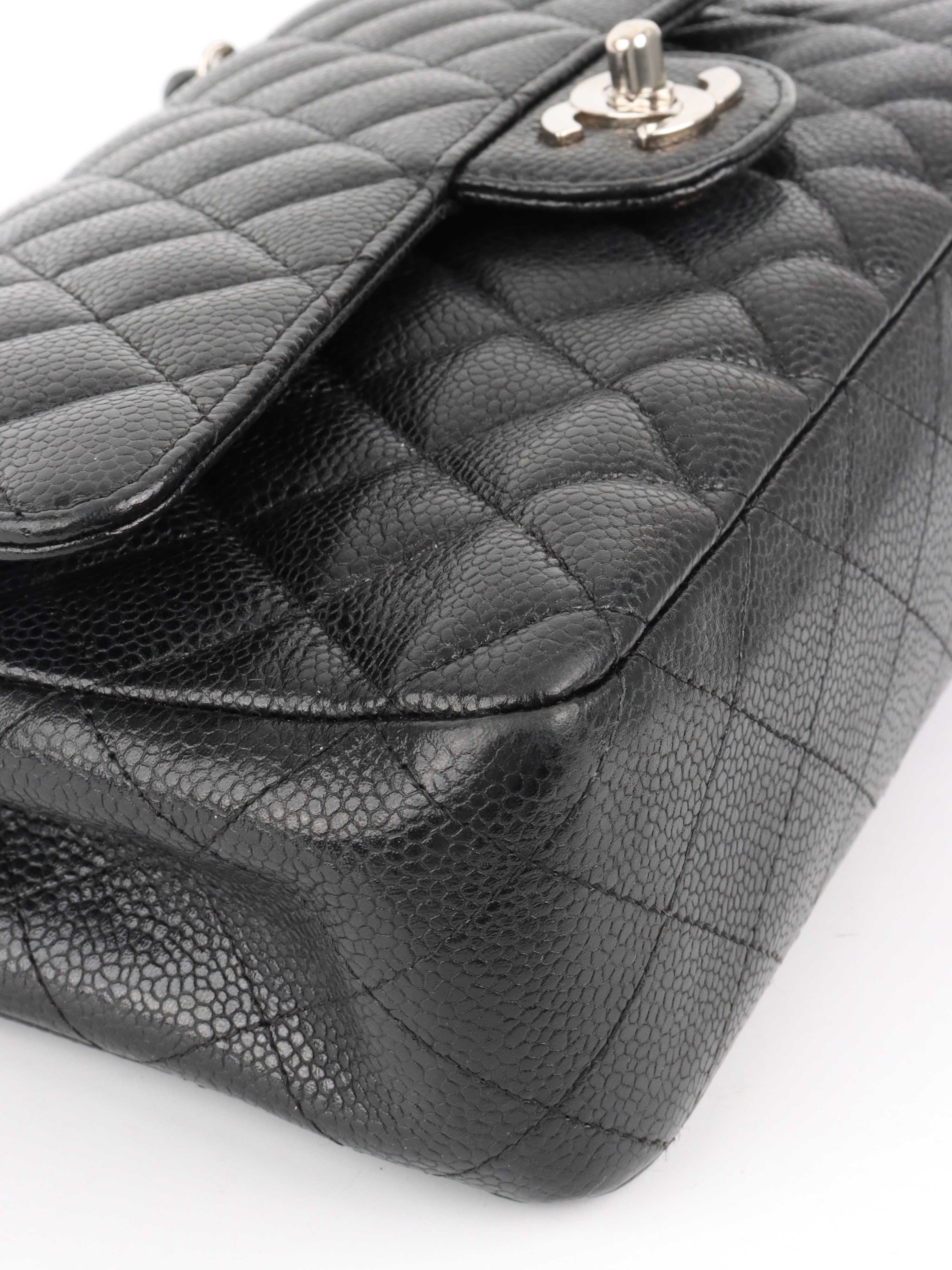 Chanel Medium Black Caviar Classic Flap Bag - Luxury Designer Handbag for Women | Perfect for Work, Evening Events & Everyday Use