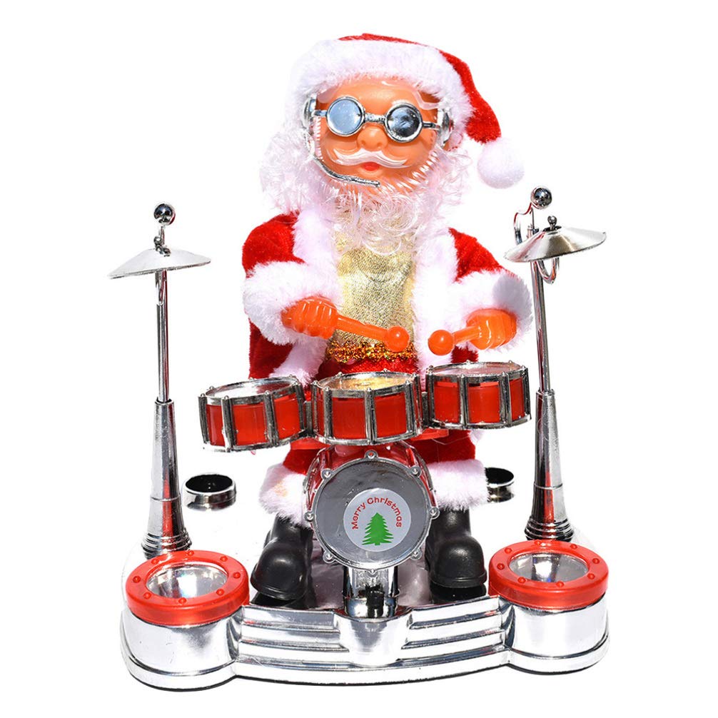 TOYANDONA Electric Singing Santa Claus Musical Christmas Toy - Battery-Free Santa Doll for Kids Gift & Holiday Table Decor | Perfect for Christmas Parties, Home Decorations & Festive Gift Giving