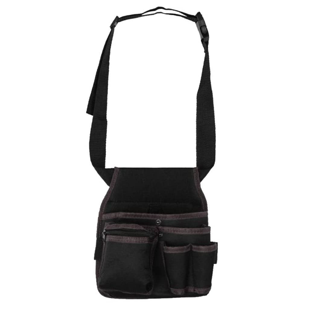 UXZDX CUJUX Heavy Duty Oxford Tool Belt for Electricians & Gardeners - 3-Tier Waist Storage Bag for Hardware, Outdoor Work & DIY Projects | Perfect for Construction, Home Repairs & Landscaping