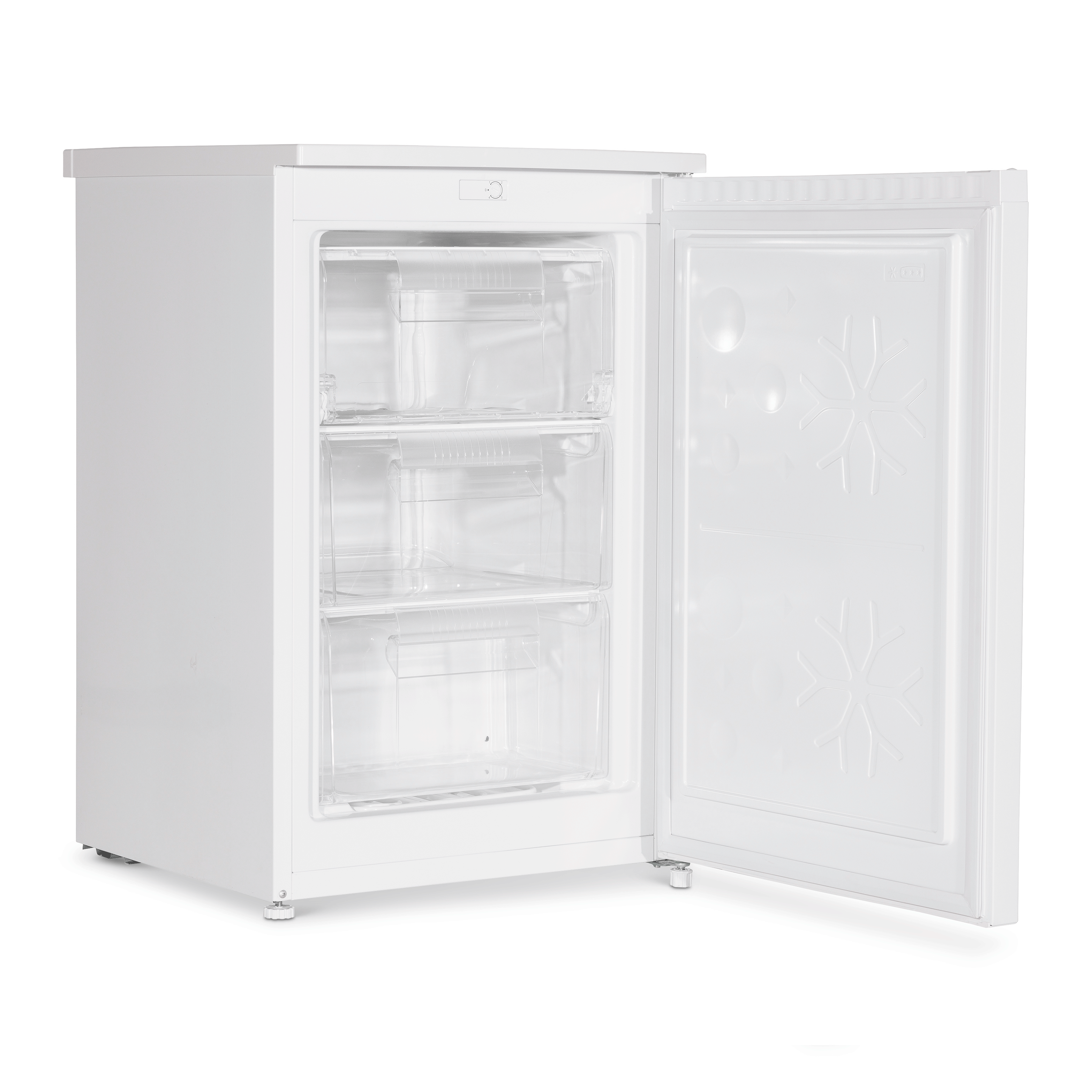 Baridi 55cm Undercounter Freezer with Adjustable Thermostat, 4 Star Energy Rating, 85L Capacity, White - Perfect for Home, Kitchen, Restaurant & Commercial Use - Model DH250