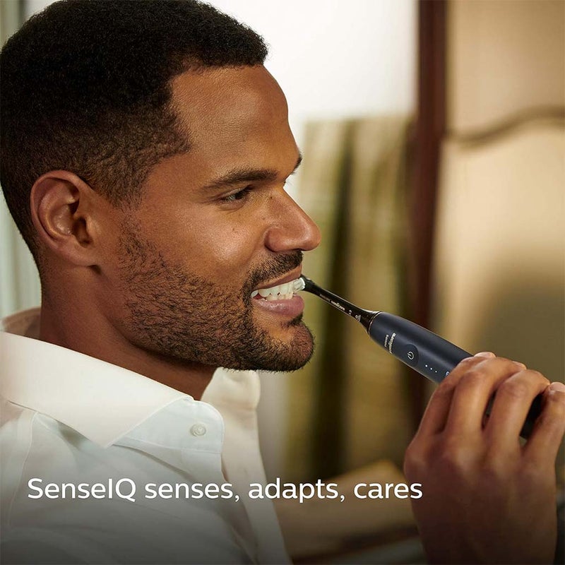 Philips Sonicare 9900 Prestige Electric Toothbrush - AI-Powered Smart Sonic Technology with SenseIQ & App Connectivity, Midnight Blue (HX9992/22) - UAE 3 Pin Certified - Perfect for Travel & Daily Oral Care Routine