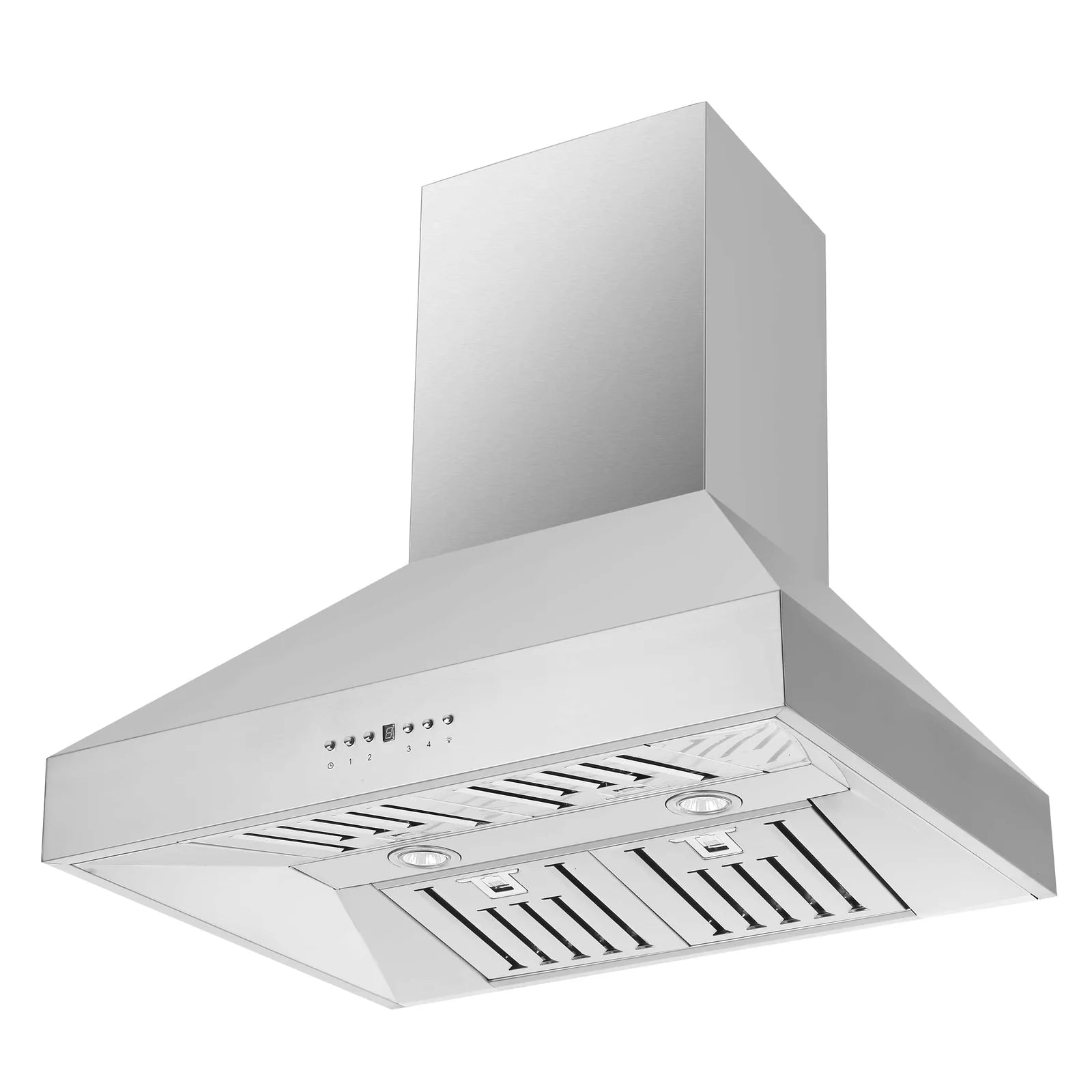 Forno Orvieto 30 Inch 600 CFM Stainless Steel Wall Mount Range Hood - FRHWM5094 30 - Powerful Kitchen Ventilation for Smoke & Odor Removal