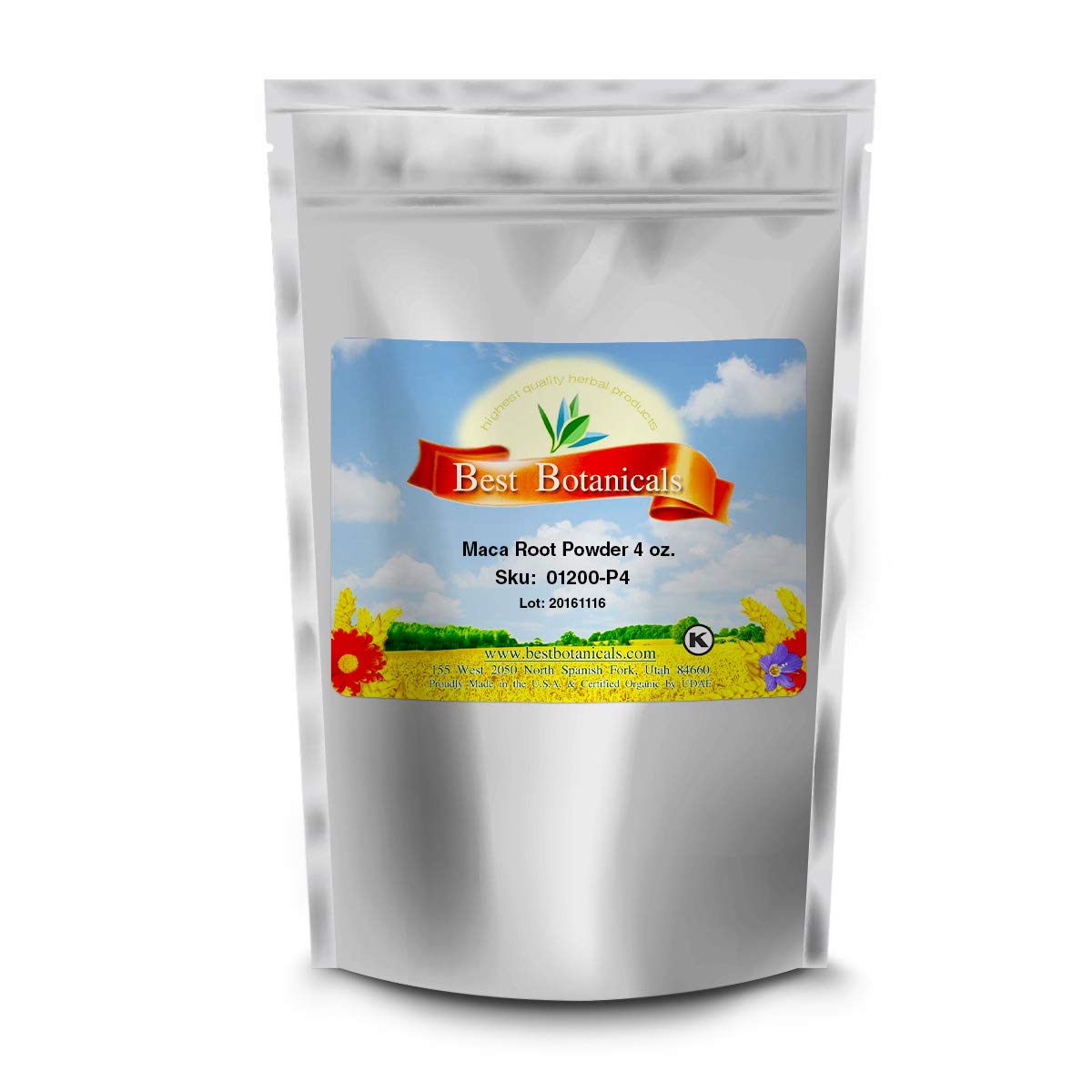 Organic Maca Root Powder 4 oz - Premium Peruvian Superfood for Energy & Vitality - Perfect for Smoothies, Baking & Natural Wellness Boost