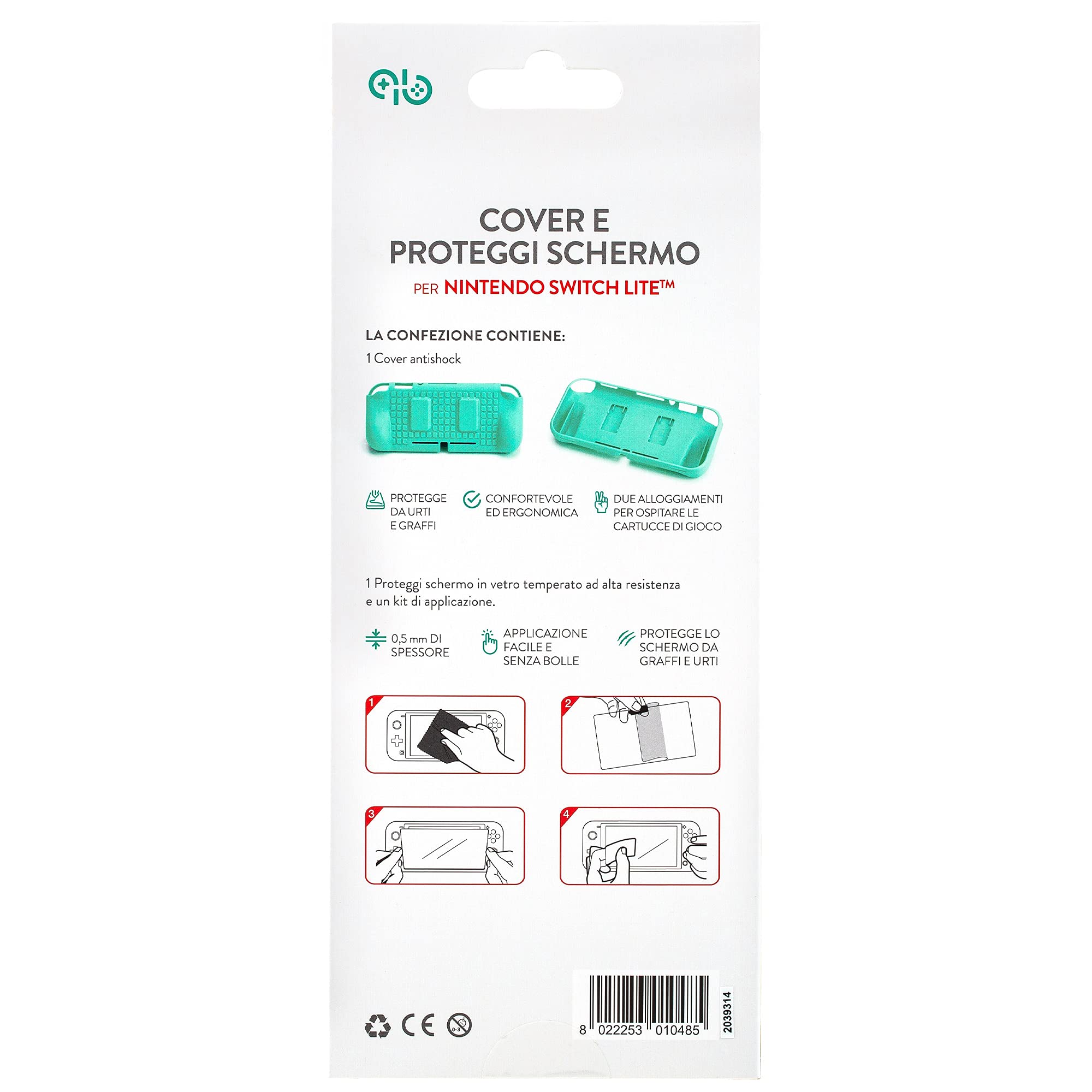 Tempered Glass Screen Protector for Nintendo Switch Lite - High Impact Resistance, Anti-Scratch, Bubble-Free Installation - Perfect for Gaming Protection and Travel Use