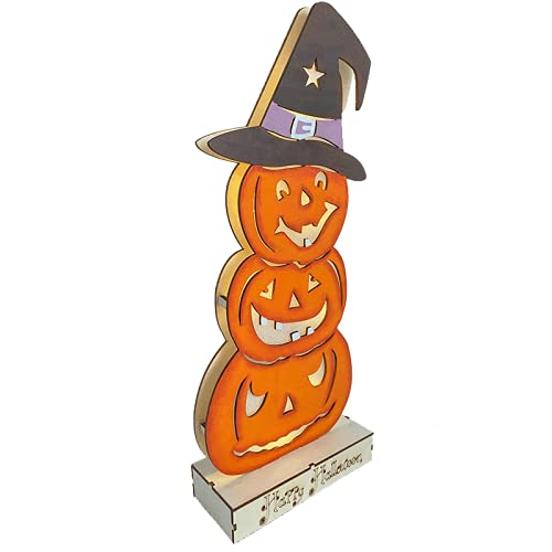Spooky Halloween Wooden Decorations - Scary Party Scene Layout for Home, Yard & Office - Perfect for Halloween Party, Haunted House & Trick or Treat Decor