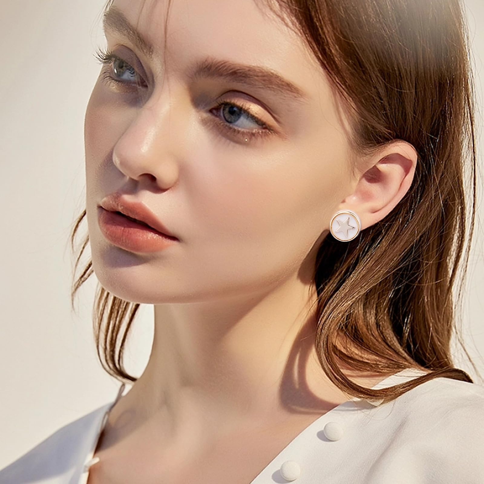 NEWITIN 15/30 Pairs Magnetic Clip-On Earrings for Women – Cubic Zirconia & Pearl Stud Earrings – Non-Piercing Fashion Jewelry for Women & Girls – Perfect for Parties, Weddings & Everyday Wear