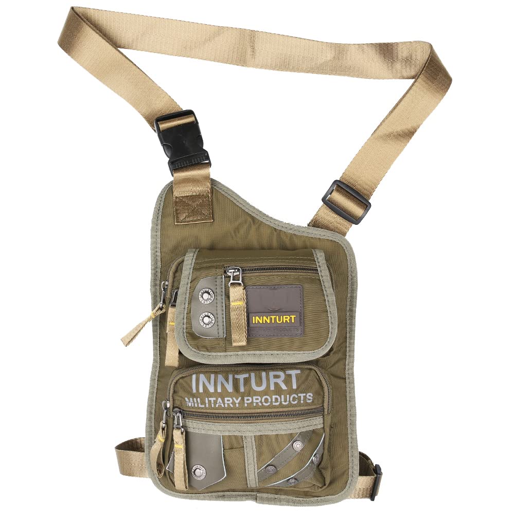 **Innturt Tactical Leg Bag - Durable Thigh Pack for Hiking, Running & Outdoor Adventures - Adjustable Waist Fanny Pack & Hip Pouch for Travel, Cycling & Sports**