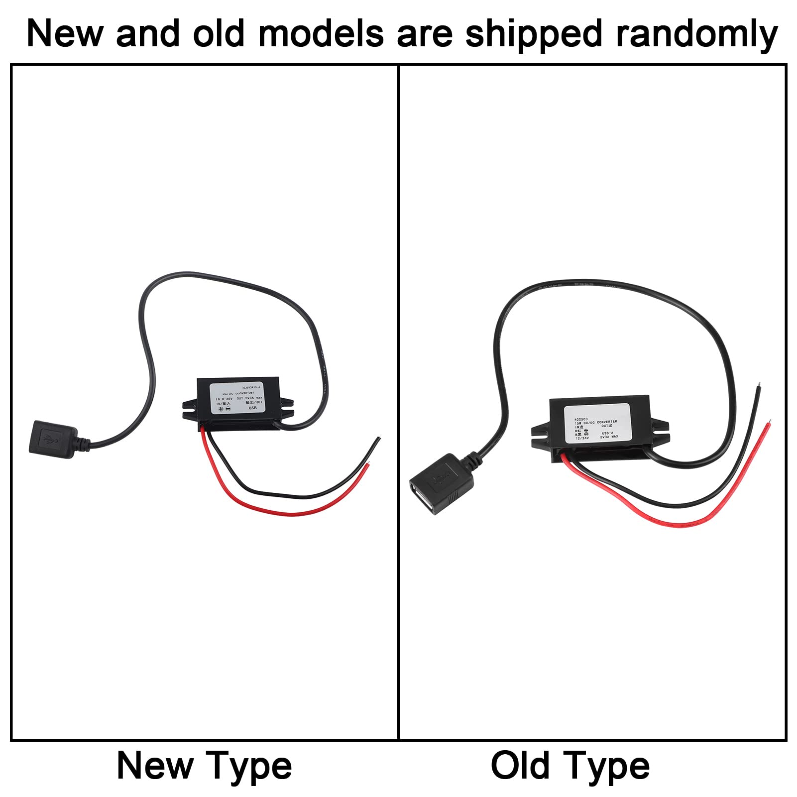 12V/24V to 5V 3A DC-DC USB Converter Regulator - Car Audio Power Adapter for Radio, Monitor & Mobile Devices - Perfect for Vehicle Charging & Electronic Installations