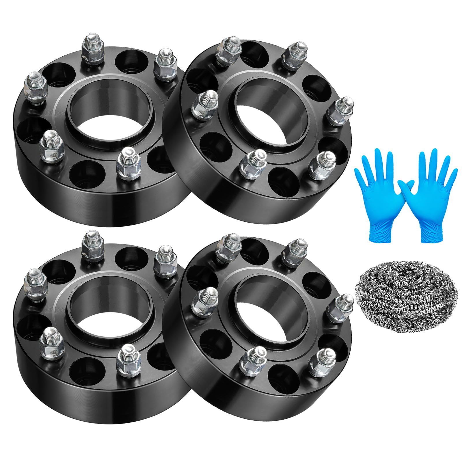 BDFHYK 6x5.5 Wheel Spacers 2 Inch 50mm for Ram 1500 2019-2022 - 6x139.7 Bolt Pattern, M14x1.5 Studs, 77.8mm Hub Centric - Set of 4 - Enhance Stance & Clearance for Off-Roading & Custom Wheels