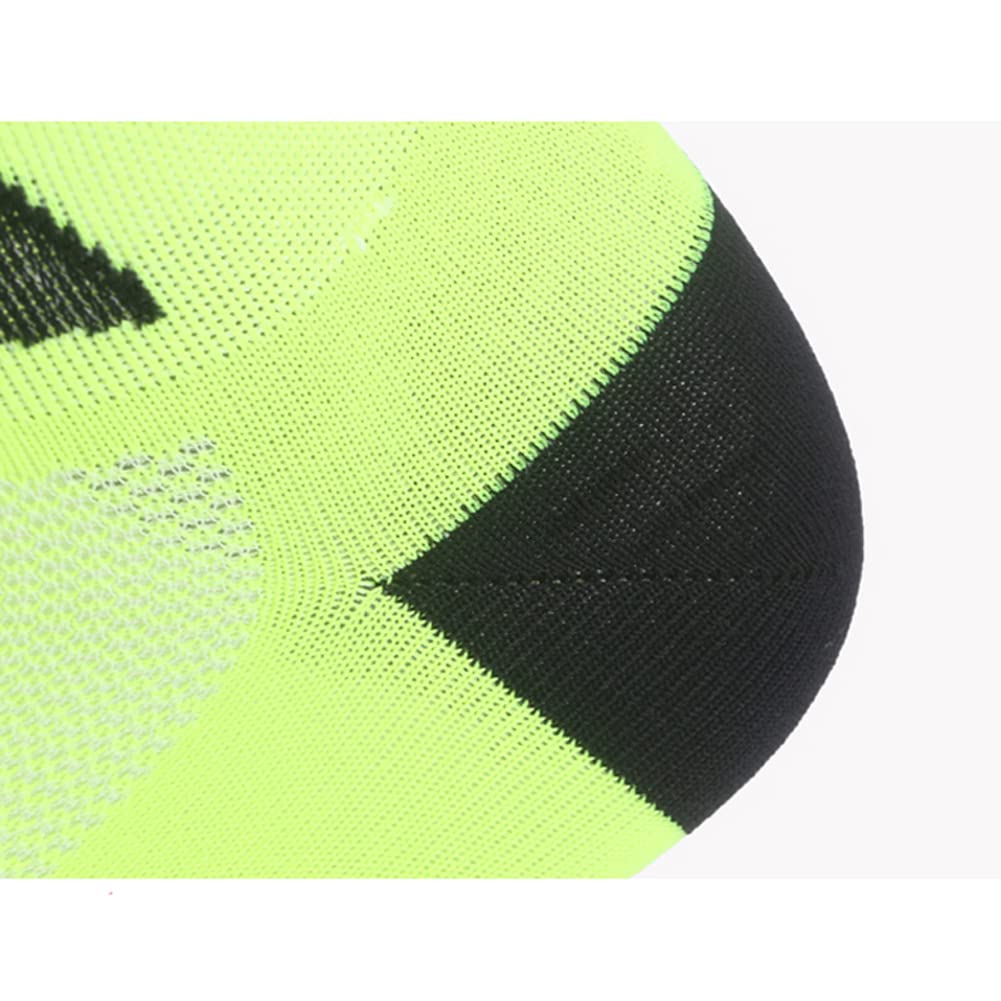 Cycling Socks Pro for Men & Women - Breathable Bike Riding Socks for XC, MTB, BMX Sports (Black, Pink, White, Green, Yellow) - Perfect for Road Cycling, Mountain Biking & Indoor Training