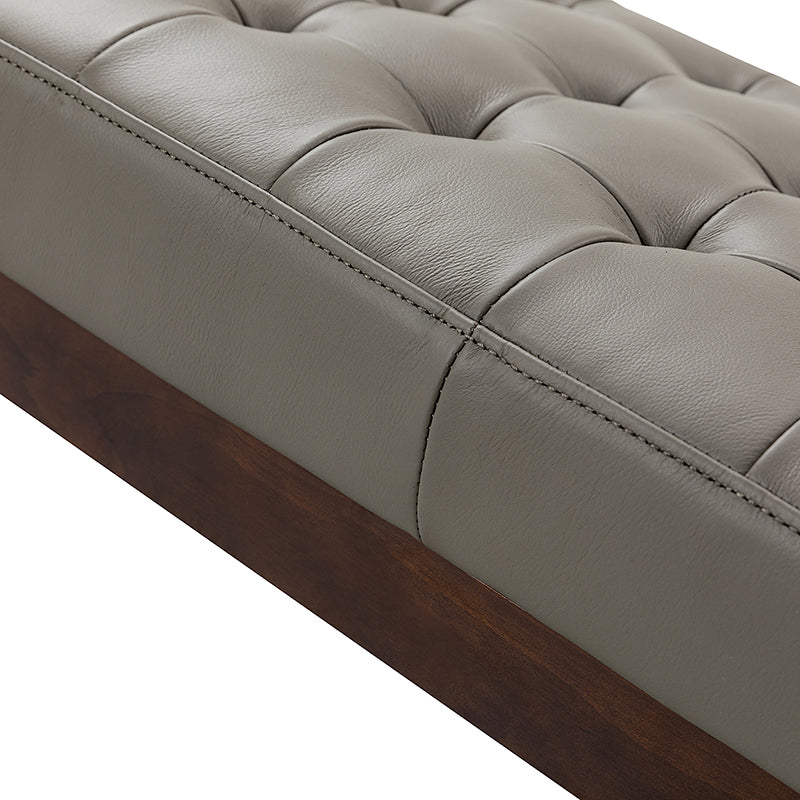 Emilio Mid Century Modern Multifunctional Design Bench - Entryway, Living Room & Bedroom Storage Furniture for Home Decor
