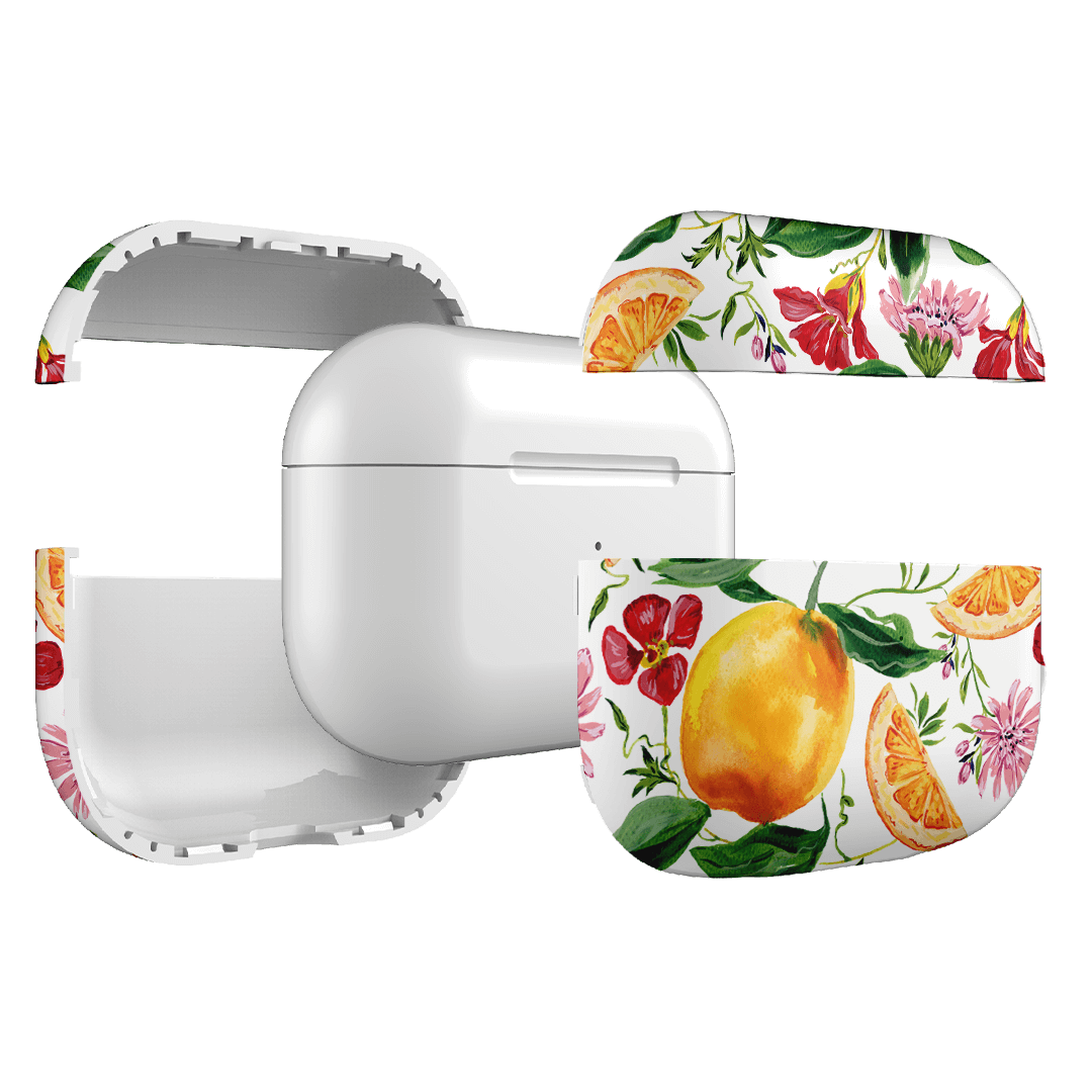Sweet Orange AirPods Pro Case - Shockproof Protective Cover with Keychain for Apple AirPods Pro 2/1 - Perfect for Gym, Travel & Everyday Use
