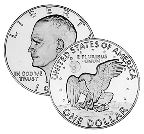1974 P & D Eisenhower Dollar Coin Set - Uncirculated US Silver Dollars for Collectors | Perfect for Coin Collections, Historical Gifts & Investment