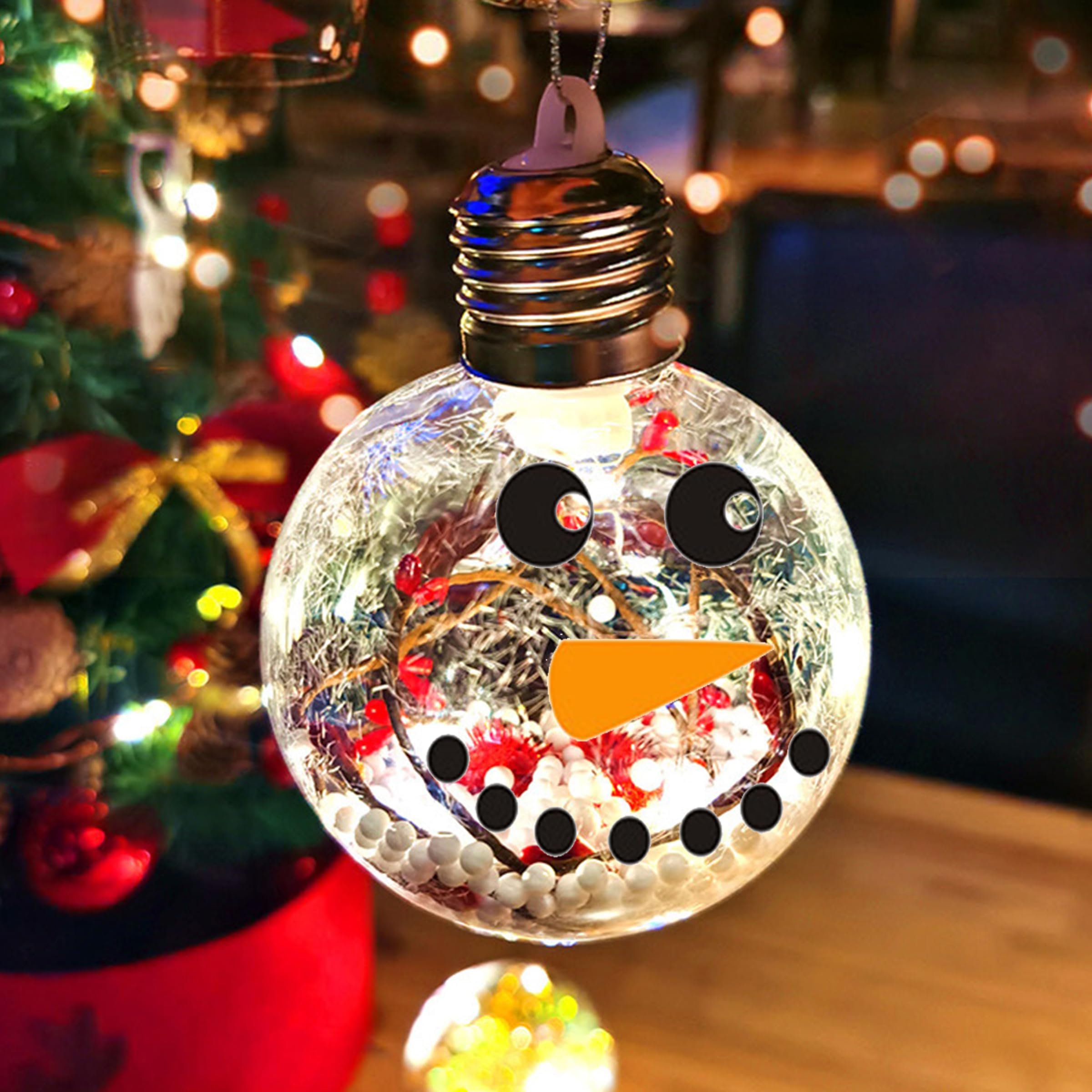 32pcs Cute Snowman Face Stickers - Small Vinyl Wall Decals & Cup Stickers for Christmas Decorations | Perfect for Holiday Party, Winter Home Decor & Gift Wrapping