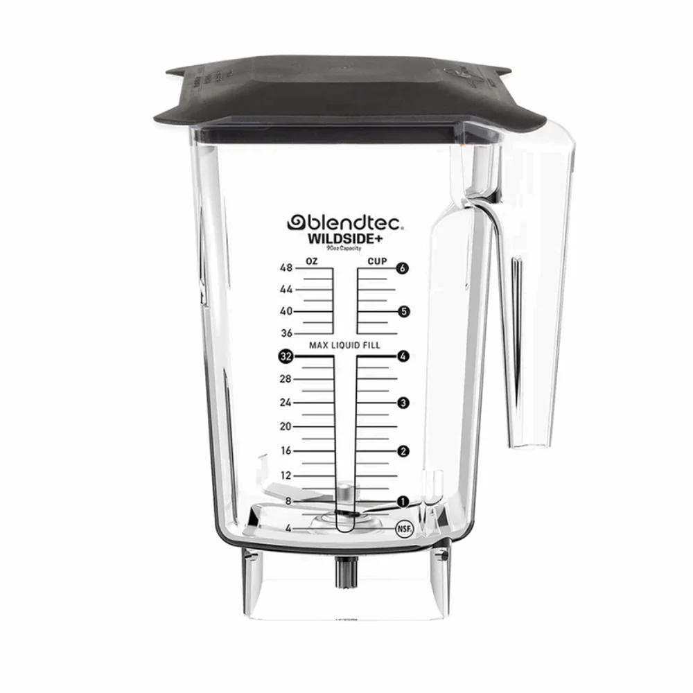 Blendtec WildSide+® Blender Jar - High Performance 64oz Pitcher for Smoothies, Soups & Nut Butters - Perfect for Home & Commercial Use