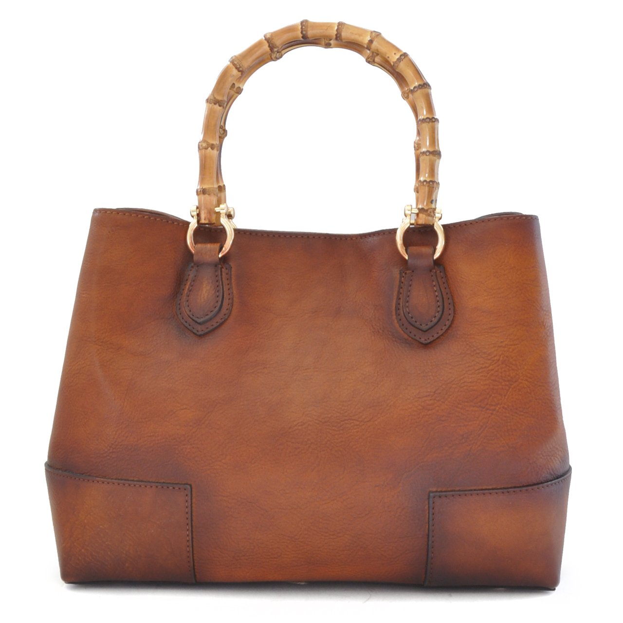 Premium Pratesi Leather Women's Shoulder Bag - Genuine Cowhide Sarteano Handbag for Everyday Use, Work & Travel | Bruce Cherry Collection