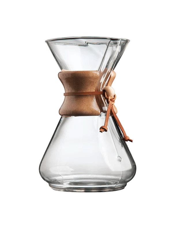 Chemex 10-Cup Classic Series Pour Over Coffee Maker - Perfect for Home Brewing & Specialty Coffee Lovers
