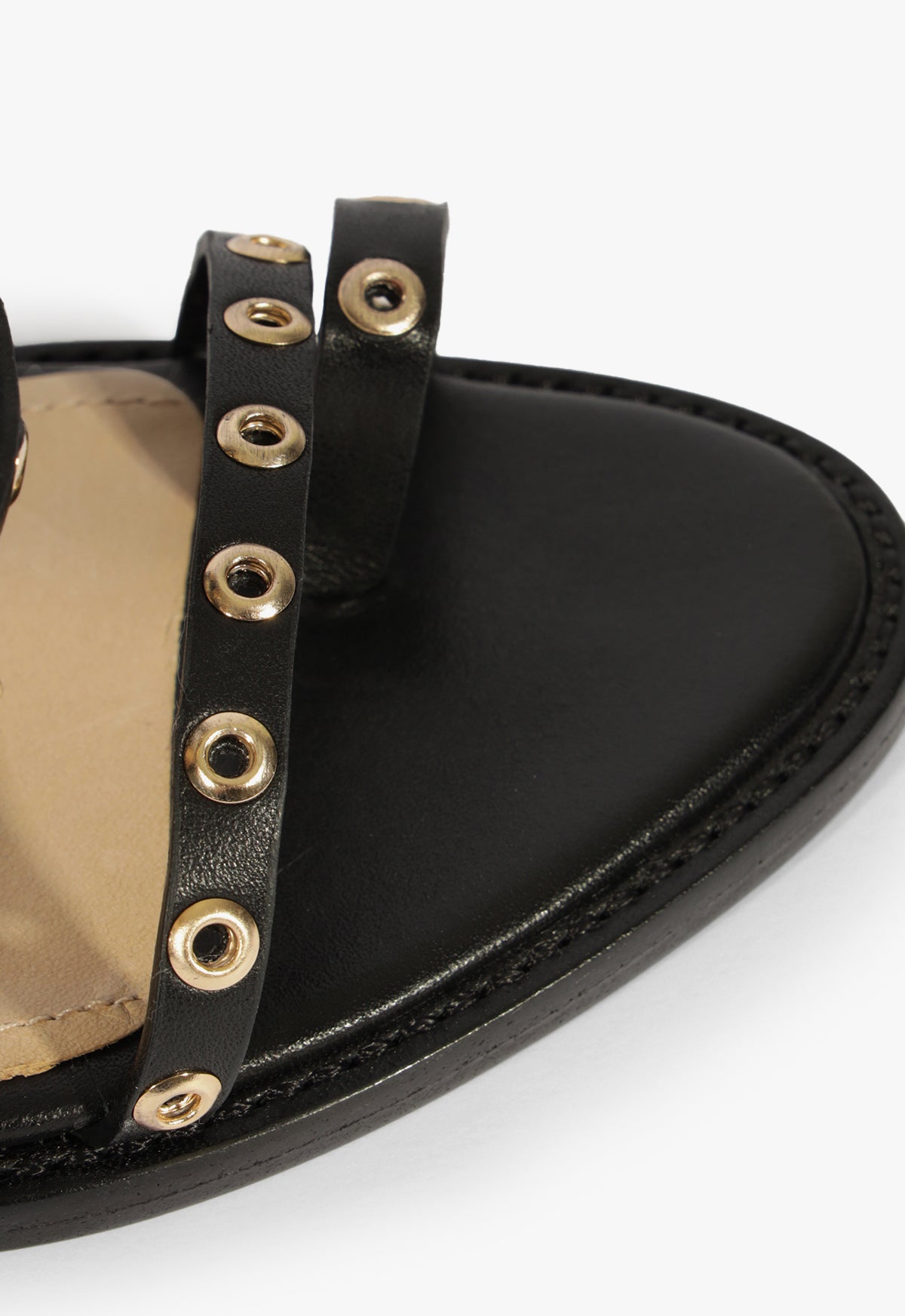 Anete High Atanado Leather Sandals with 2.5
