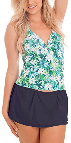 Blue Flower Halter W/ Skirt