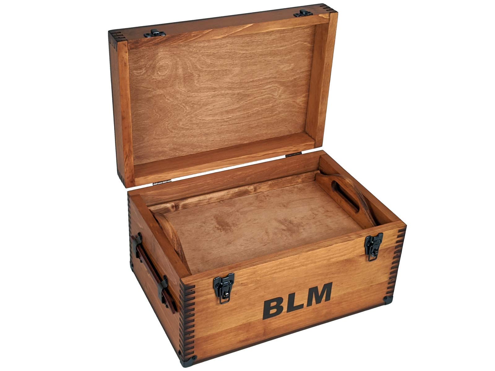 BLM Keepsake Box - Handcrafted Wooden Memory Box for Jewelry, Photos & Mementos | Perfect for Home Decor, Wedding Gifts & Sentimental Storage