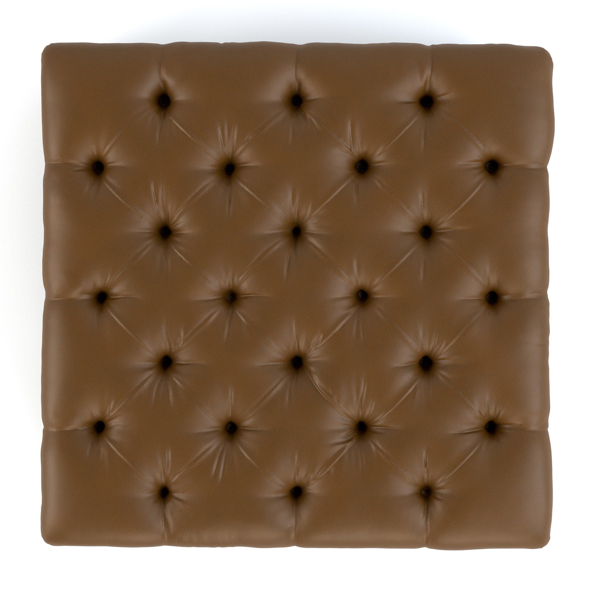 Origins Tufted Diamond Cocktail Ottoman - Stylish Footrest & Extra Seating for Living Room, Bedroom or Lounge - Perfect Home Decor Accent Piece