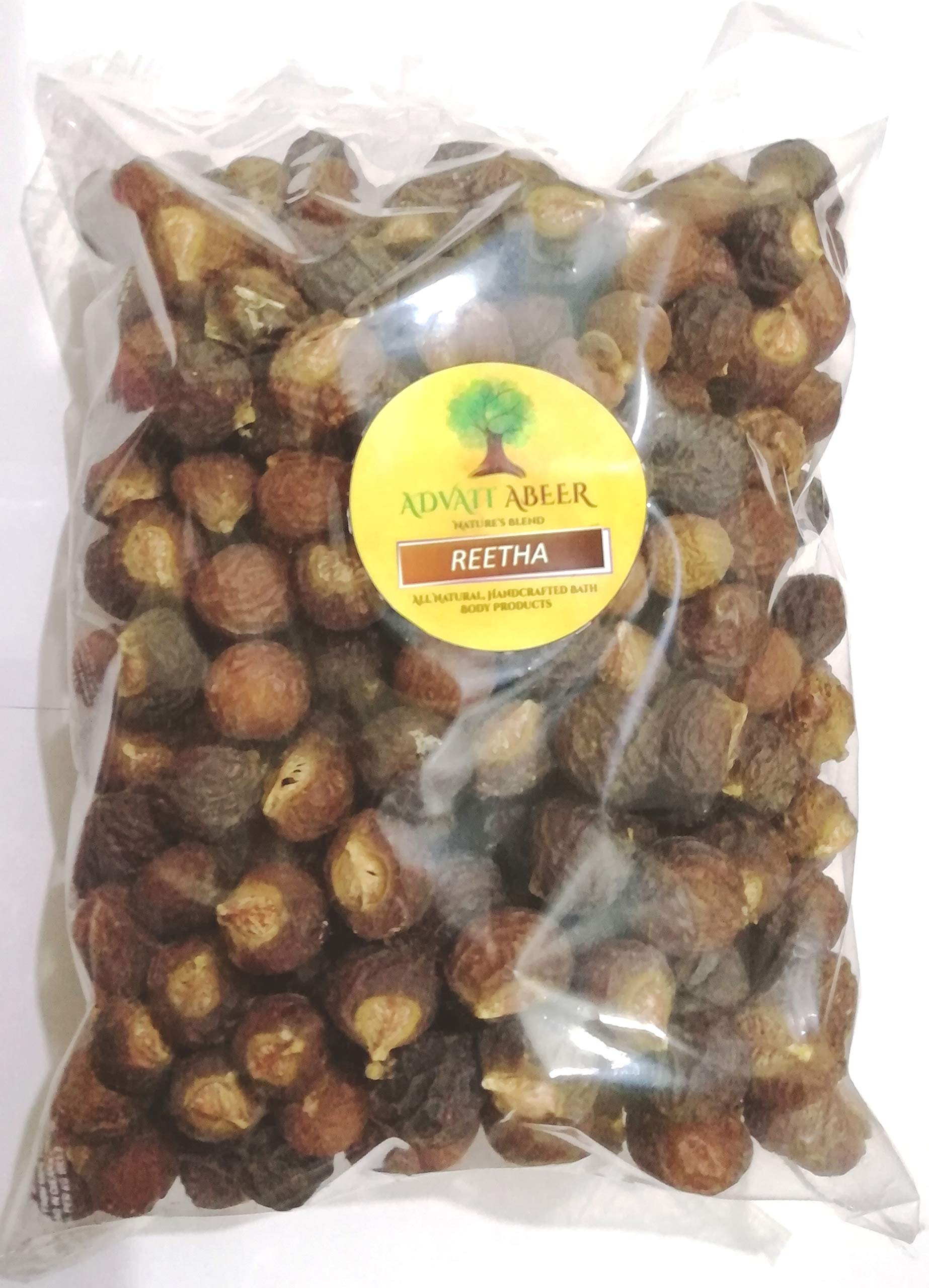 Organic Herbal Soap Nuts (Reetha/Aritha/Sapindus Mukorossi) - 1kg | Natural Laundry & Cleaning | Eco-Friendly, Chemical-Free for Sensitive Skin & Baby Clothes