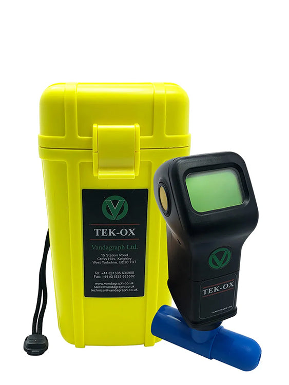 Vandagraph Tek Ox Nitrox Analyser - Portable Oxygen Analyzer for Scuba Diving, Snorkeling & Technical Diving - Accurate Gas Measurement for Safe Underwater Adventures