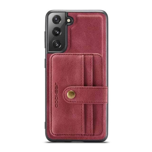 Premium Leather Card Slot Case for Samsung Galaxy S22 Plus - Slim Protective Wallet Cover with RFID Blocking - Perfect for Everyday Use, Travel & Business