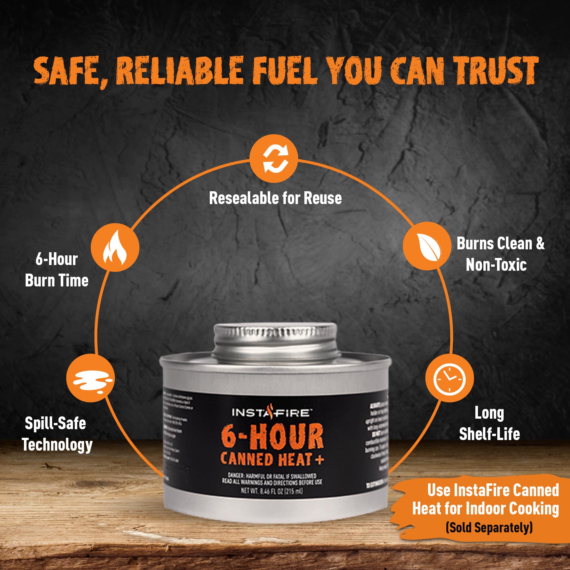 InstaFire Ember Oven - Compact Portable Camping Stove for Off-Grid Cooking, Emergency Preparedness & Outdoor Adventures - Perfect for Backpacking, Hiking, and Survival Situations