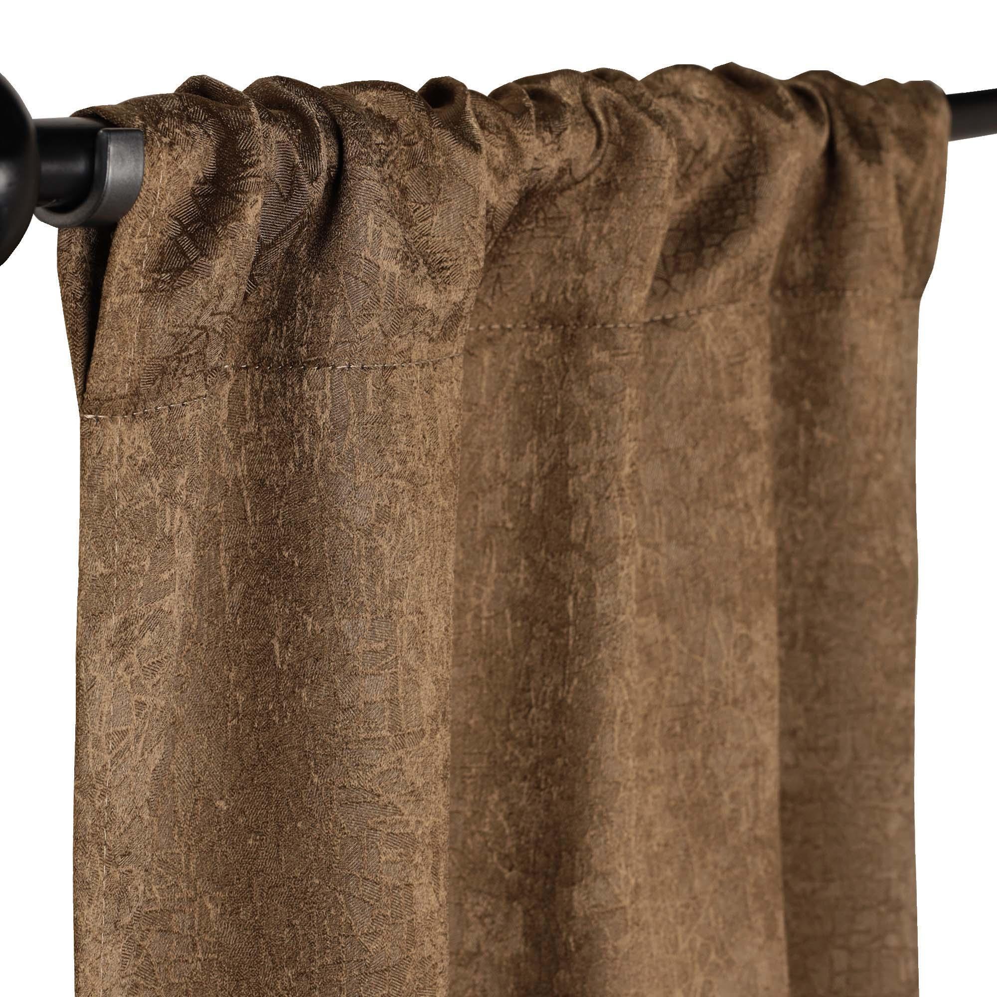 Blackout Thermal Insulated Grommet Curtain Panels Set - Solid Textured Fabric for Bedroom & Living Room - Noise Reducing & Light Blocking for Better Sleep & Privacy