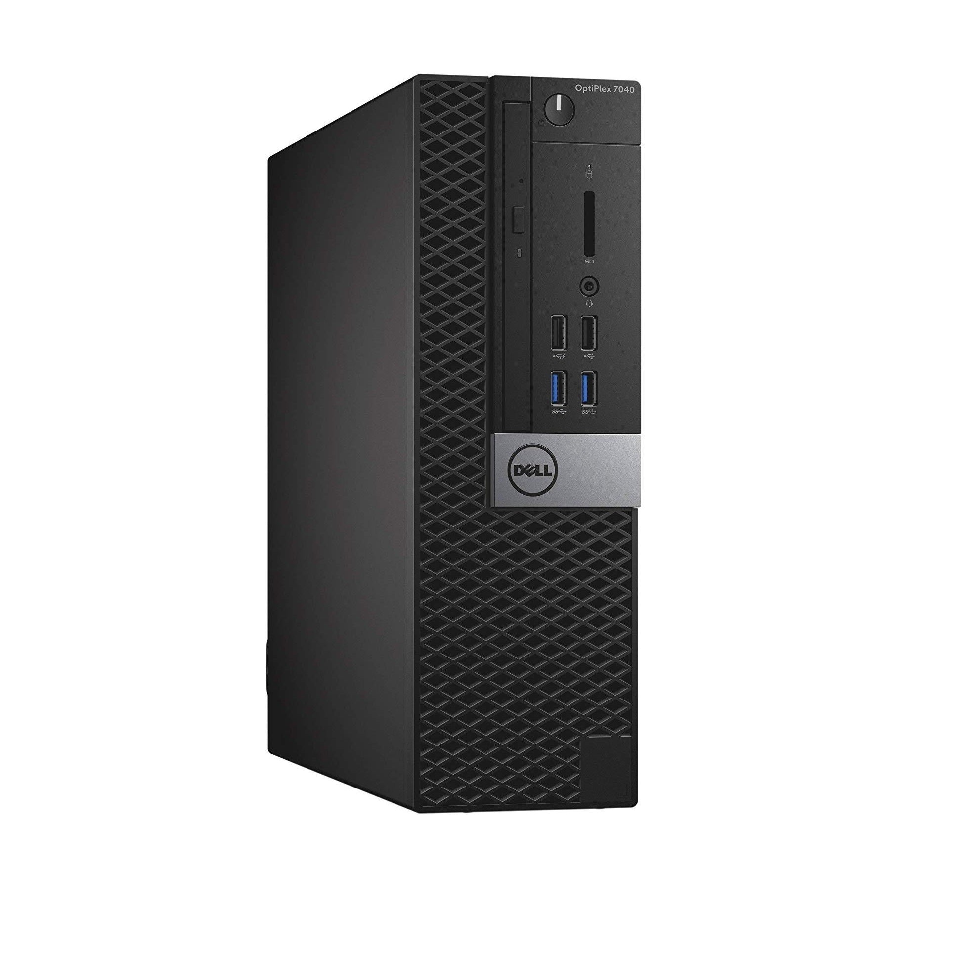 Refurbished Dell OptiPlex 7040 SFF Desktop Computer - Intel Core i5-6500 3.2GHz, 16GB RAM, 256GB SSD, DVD, Windows 10 Pro + Office Home & Student 2021 - Perfect for Home Office, Business & Remote Work