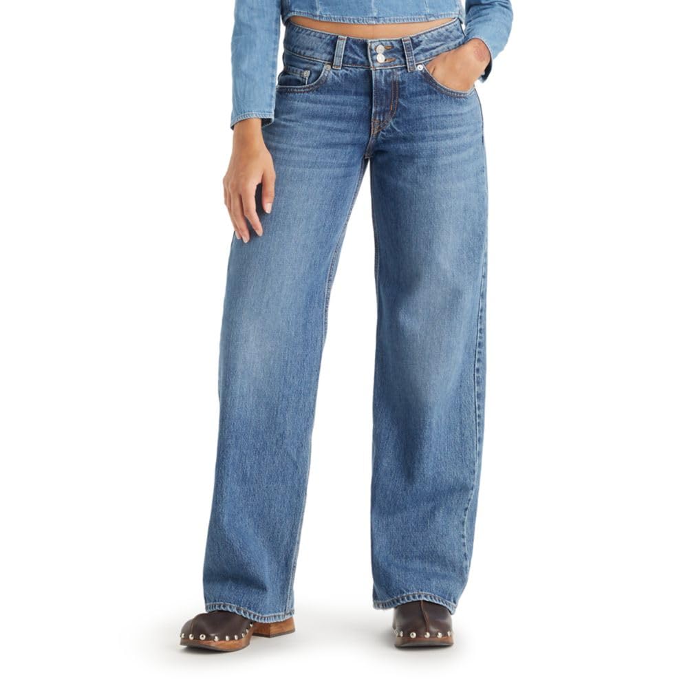 Levi's Women's Superlow Jeans - Classic Slim Fit Stretch Denim Pants for Casual Wear & Everyday Outfits | Perfect for Work, Shopping & Weekend Activities