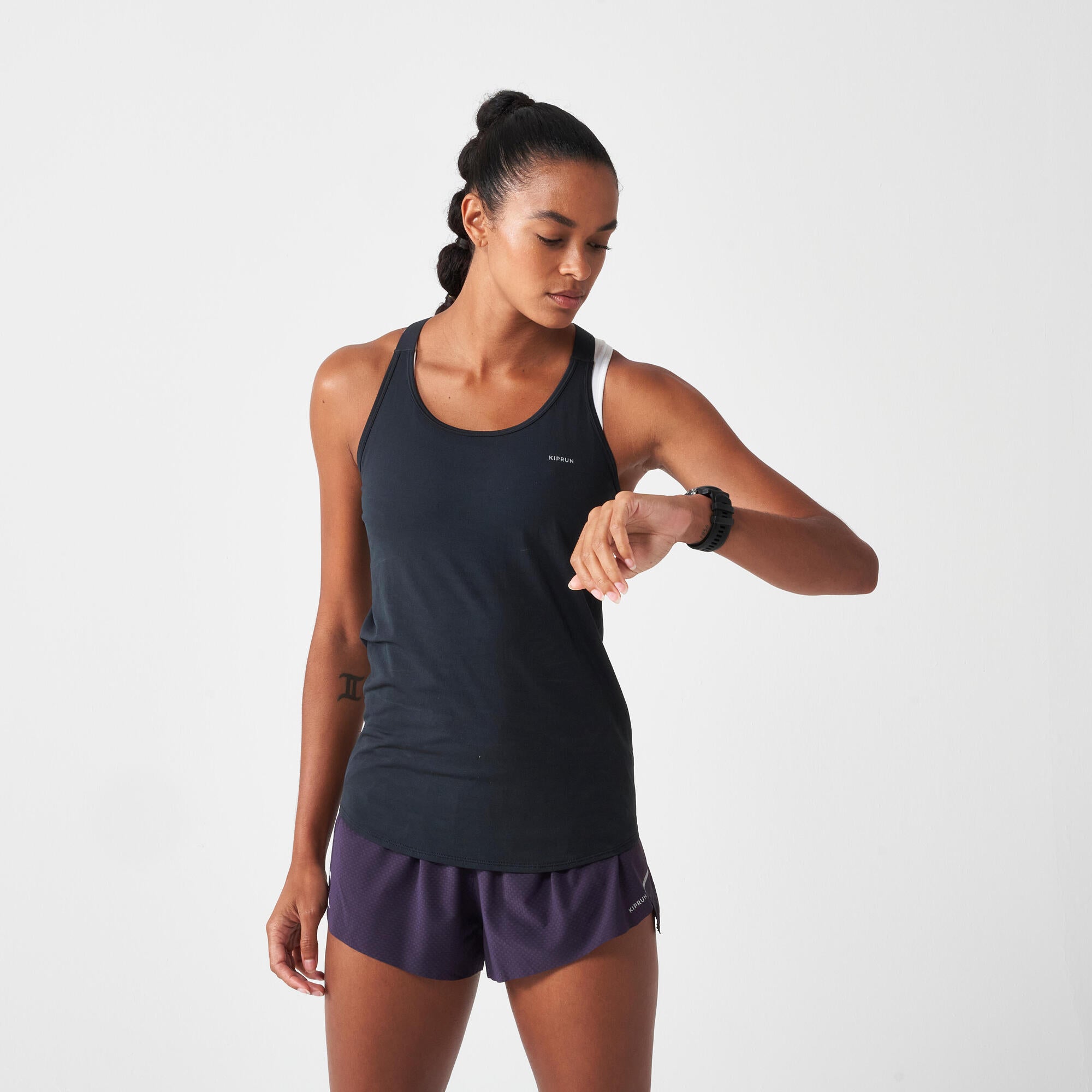 Kiprun Women's Run 500 Seamless Comfort Running Tank Top - Breathable Workout Shirt for Gym, Jogging & Yoga | Lightweight Athletic Top for Women