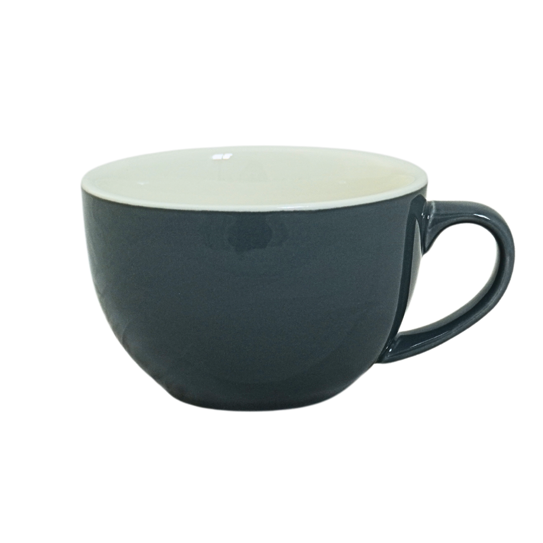 Premium Latte Cup 350ml (12oz) - Ceramic Coffee Mug for Home, Office & Cafe - Perfect for Cappuccino, Espresso & Hot Drinks