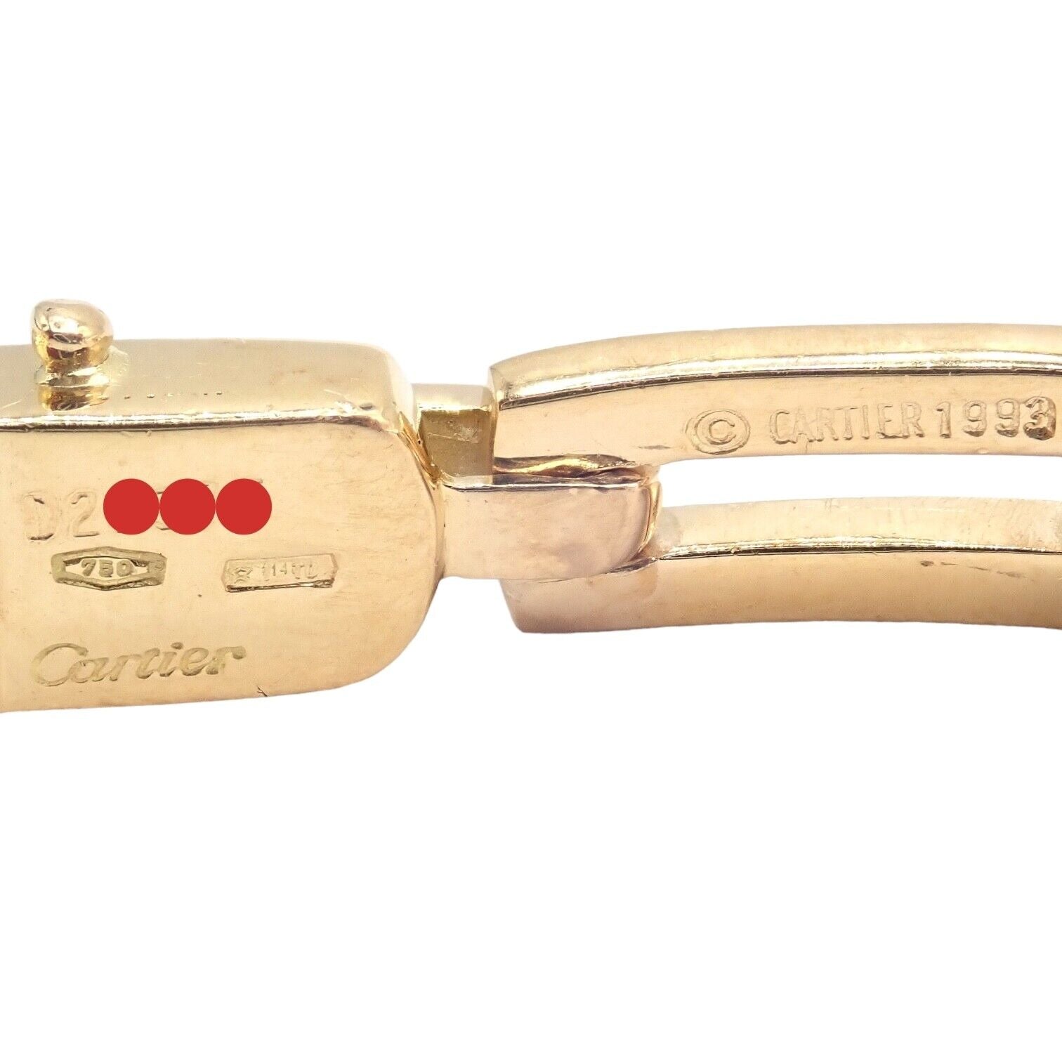Authentic Cartier Vintage 18K Yellow Gold Link Bracelet 1993 - Luxury Jewelry for Women, Perfect for Parties, Weddings & Special Occasions