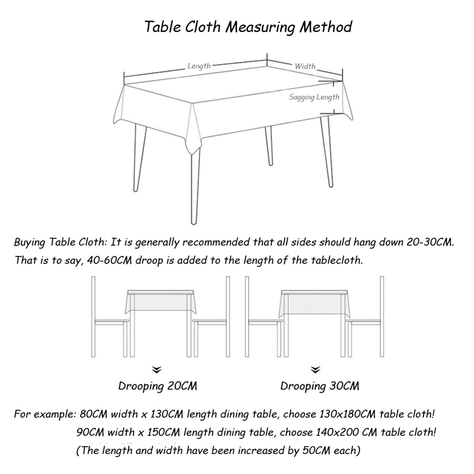 Daesar Holiday Tablecloth 24x24 Inch Rectangular Polyester Table Cover with Stripe Design - Perfect for Dining Tables, Coffee Tables, and Holiday Decorations