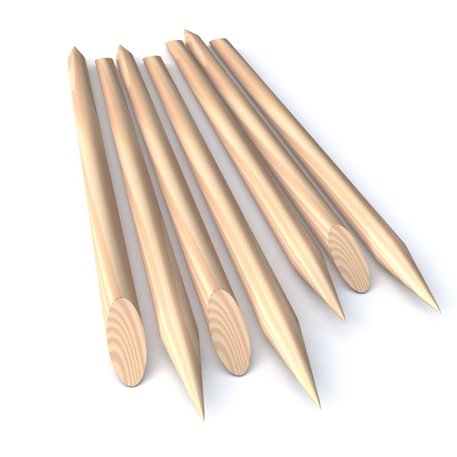Dynarex 4.5 Inch Wooden Manicure Sticks - Pack of 144 - Professional Nail Care Tools for Salons, Home Use & Travel
