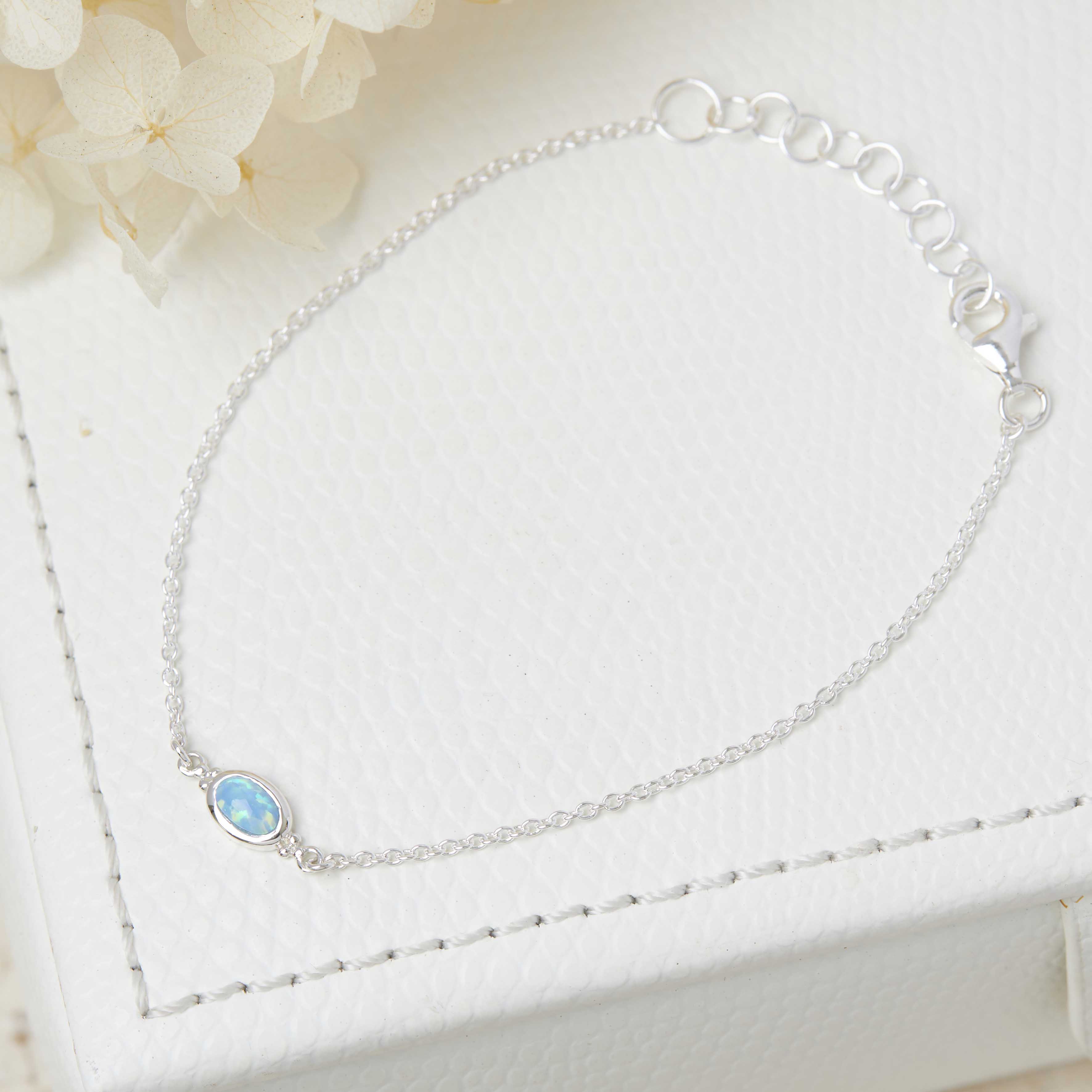 Moon Song Opal Bracelet - Elegant Handmade Gemstone Jewelry for Women | Perfect Gift for Birthday, Anniversary & Special Occasions