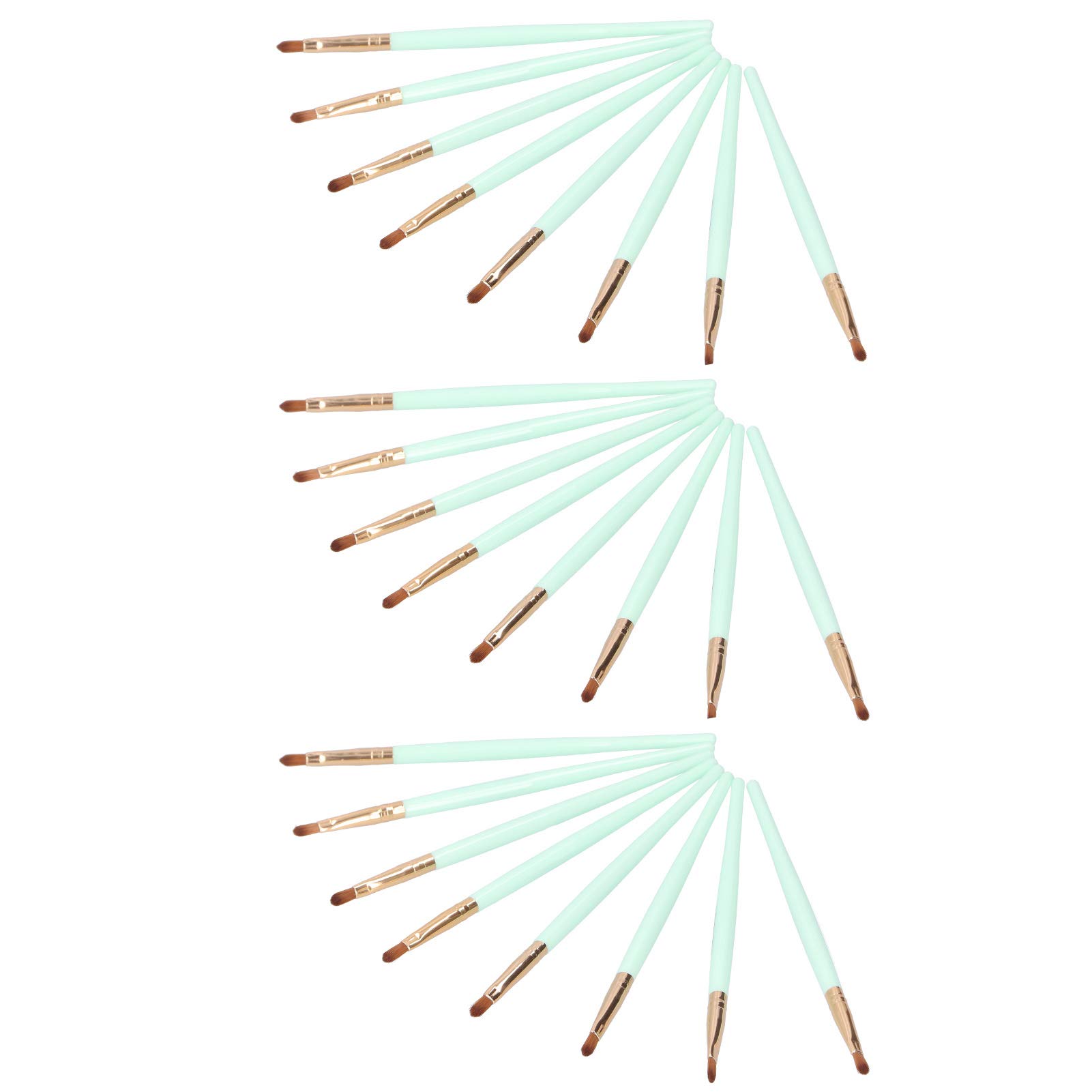 24pcs Portable Lip Brush Set - Reusable Lip Gloss Wands & Lipstick Applicator Makeup Brushes for Precise Application | Perfect for Home Use, Travel Makeup Kit & Gift Giving