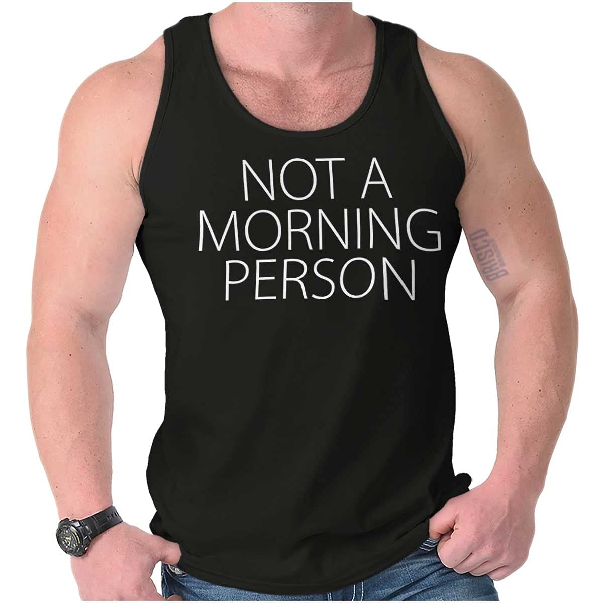 Lazy Day Tank Top for Men & Women - Comfortable Sleep & Lounge Wear - Perfect for Relaxing at Home, Lounging or Sleepwear