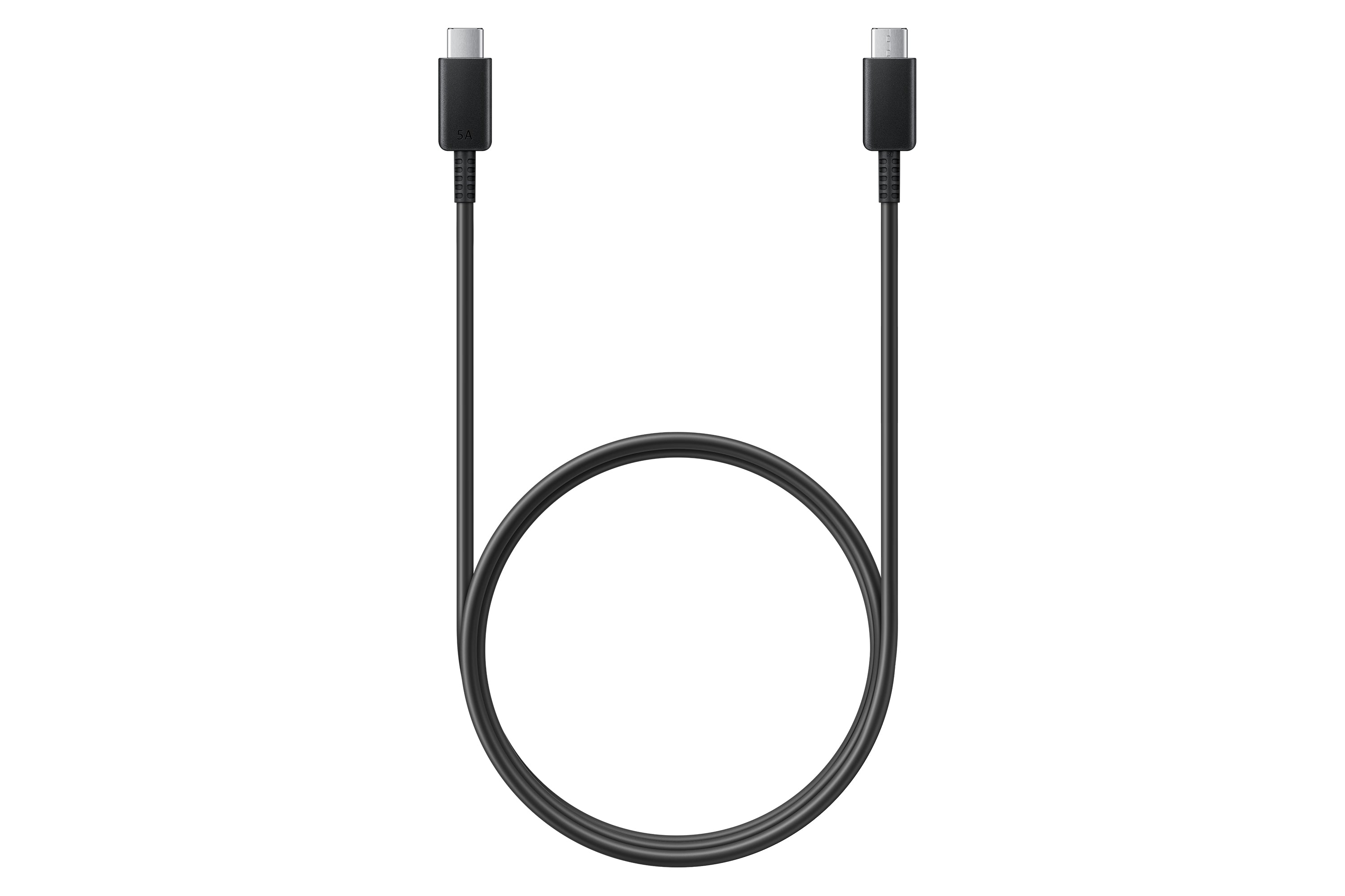 Samsung 1M USB Type C to Type C Cable 5A Fast Charging EP-DN975BB Black - Perfect for Charging Phones, Tablets & Laptops