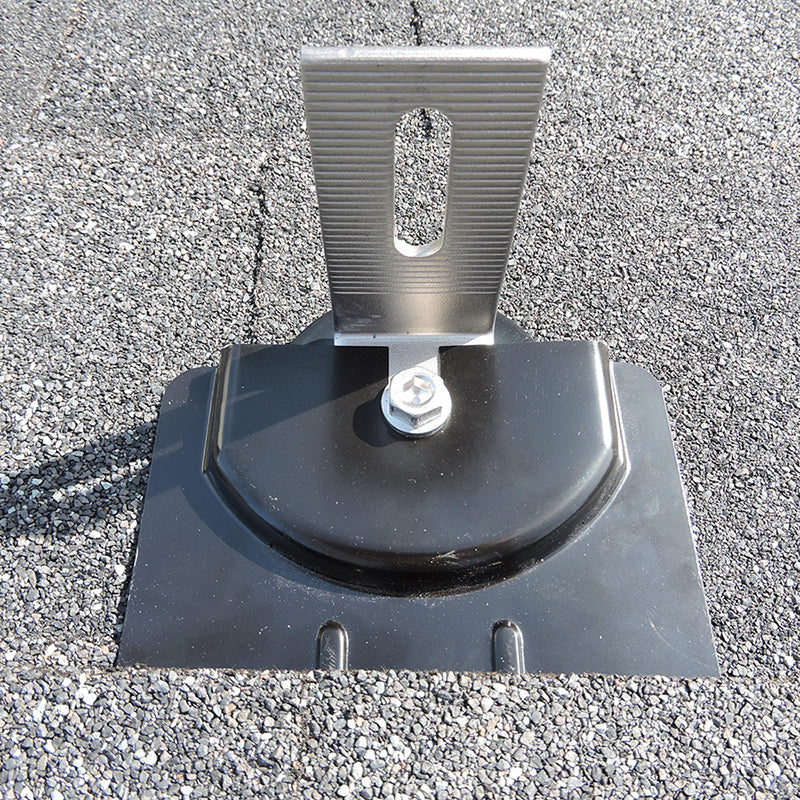 QuickBOLT QB2 Multi Roof Mount Kit - 3 Micro & Mini Flashing with Stainless Steel Low Profile L Foot & Flange Nuts (17662DF) - Perfect for Solar Panel Installation, Metal Roofing & RV Roof Mounting
