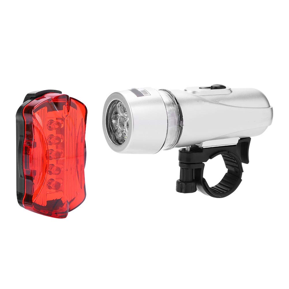 Super Bright LED Bike Light Set - Quick Release Waterproof Headlight & Taillight for Road & Mountain Bicycles - Perfect for Night Cycling, Commuting, and Trail Riding Safety